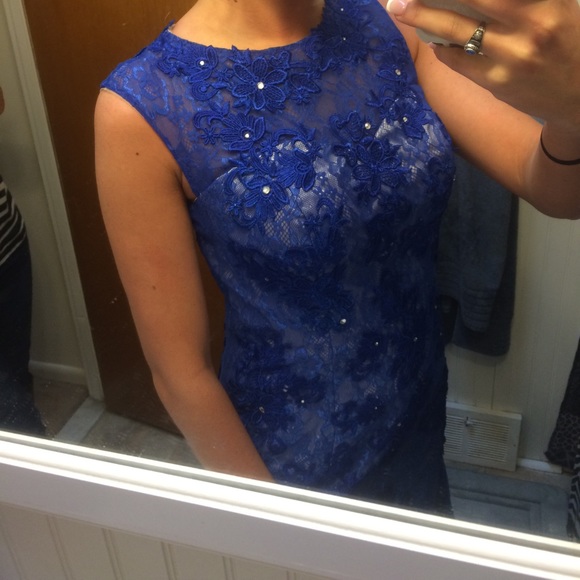 blue prom dress - Picture 1 of 2
